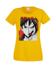 Дамска Тениска Manga Anime Attack On Titan Eren Jaeger 01