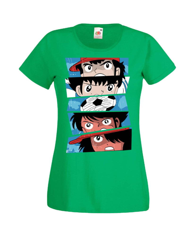 Дамска Тениска Manga Anime Captain Tsubasa 02