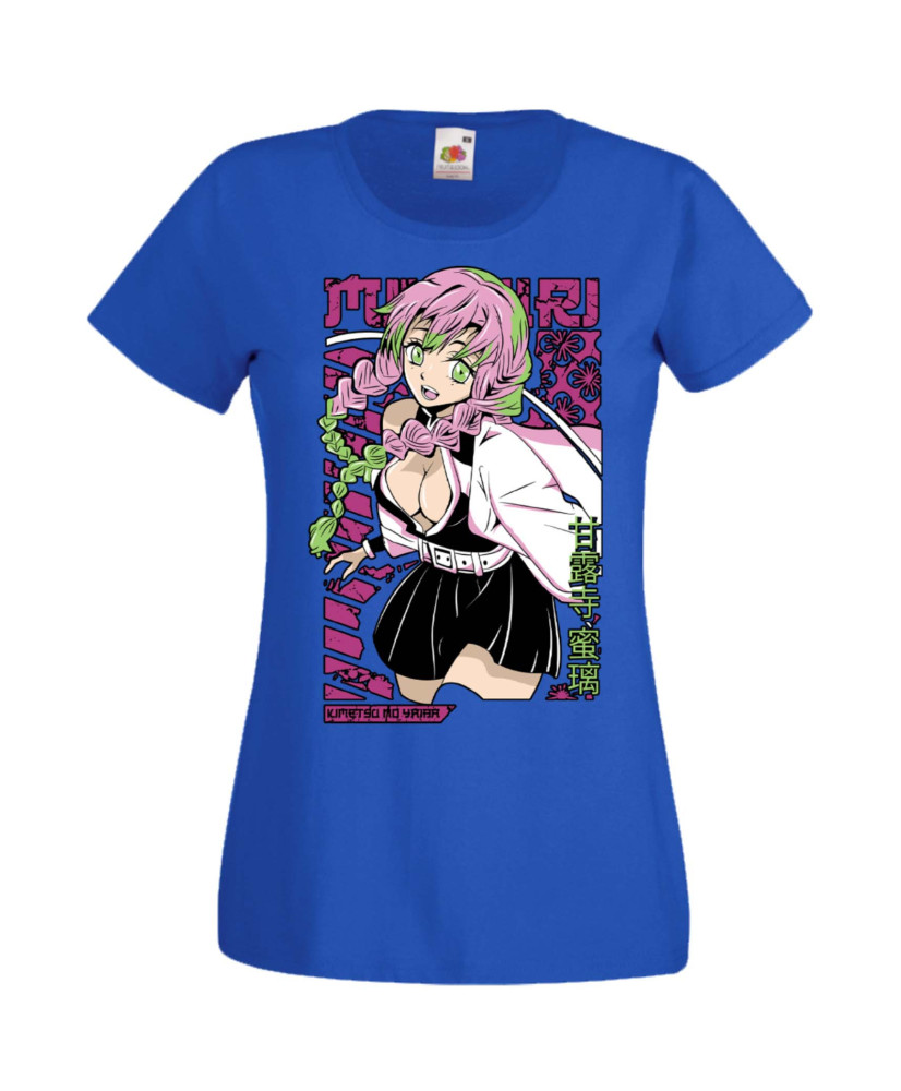 Дамска Тениска Manga Anime Demon Slayer Kanroji Mitsuri