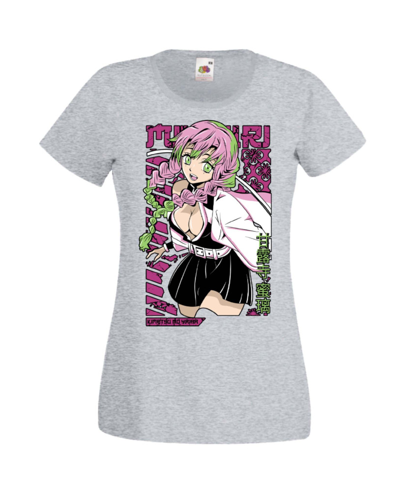 Дамска Тениска Manga Anime Demon Slayer Kanroji Mitsuri