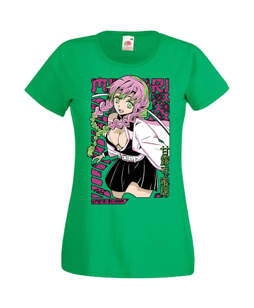 Дамска Тениска Manga Anime Demon Slayer Kanroji Mitsuri