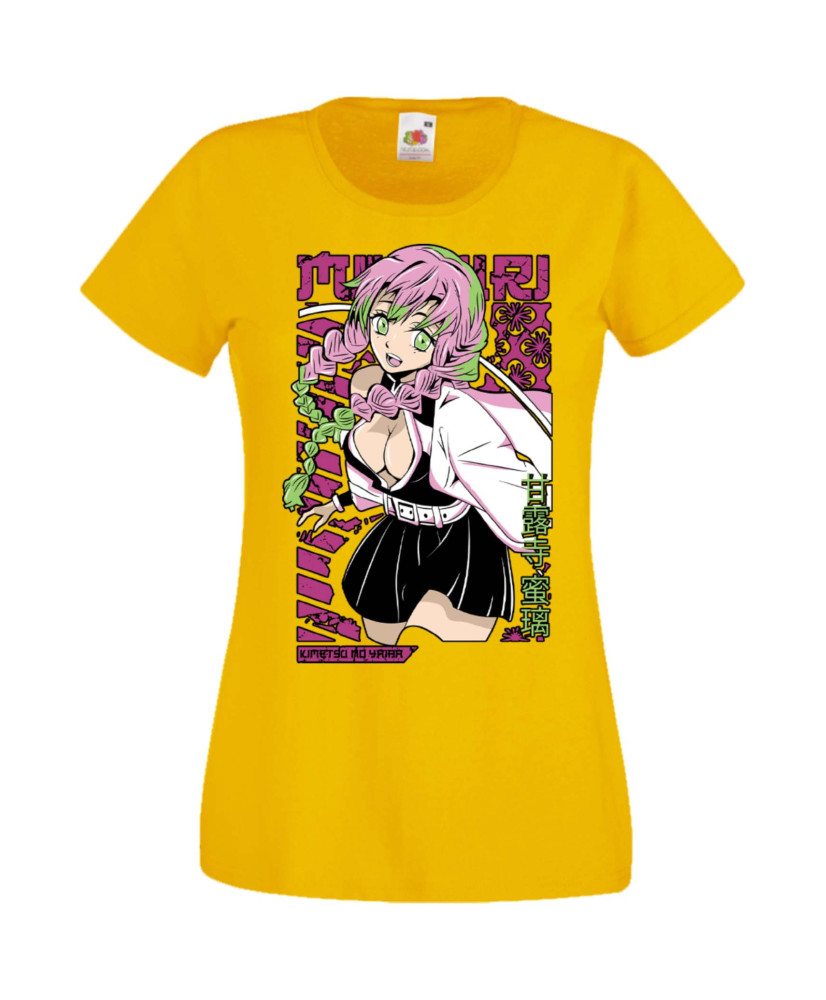 Дамска Тениска Manga Anime Demon Slayer Kanroji Mitsuri