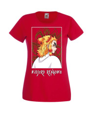 Дамска Тениска Manga Anime Demon Slayer Kyojuro Rengoku 03