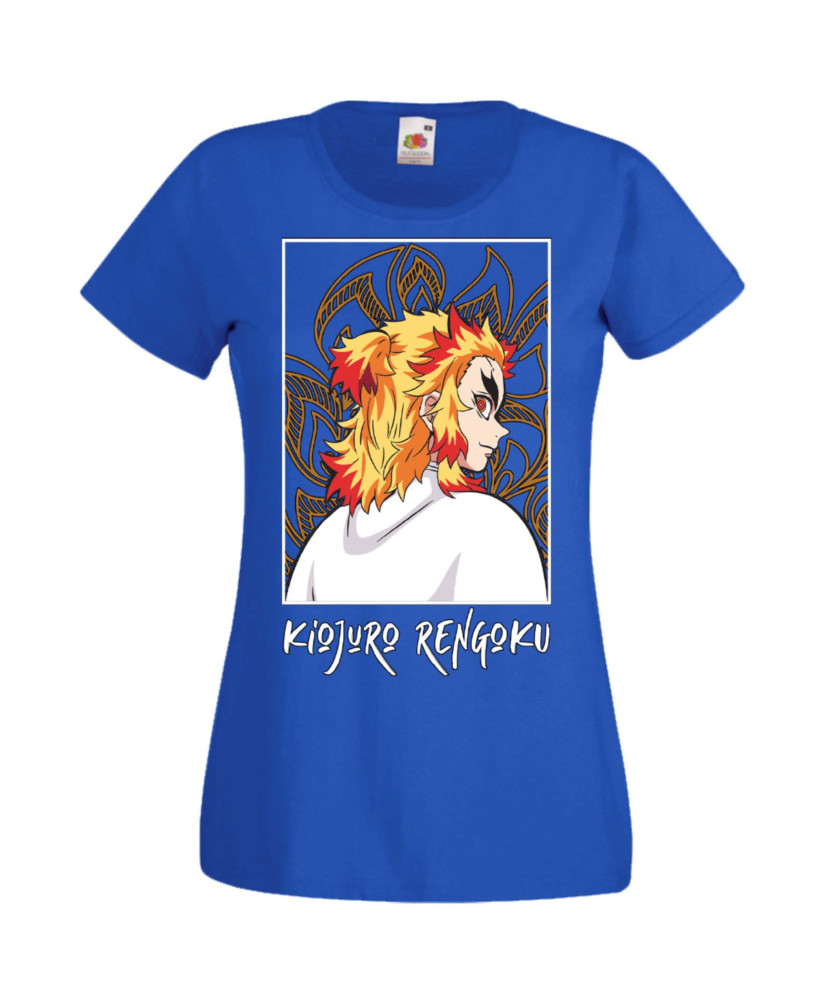 Дамска Тениска Manga Anime Demon Slayer Kyojuro Rengoku 03