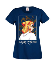 Дамска Тениска Manga Anime Demon Slayer Kyojuro Rengoku 03