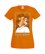 Дамска Тениска Manga Anime Demon Slayer Kyojuro Rengoku 03