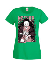 Дамска Тениска Manga Anime Demon Slayer Nezuko Kamado 01
