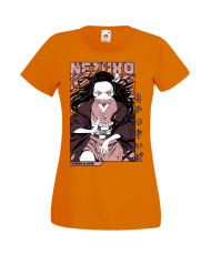 Дамска Тениска Manga Anime Demon Slayer Nezuko Kamado 01
