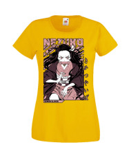 Дамска Тениска Manga Anime Demon Slayer Nezuko Kamado 01