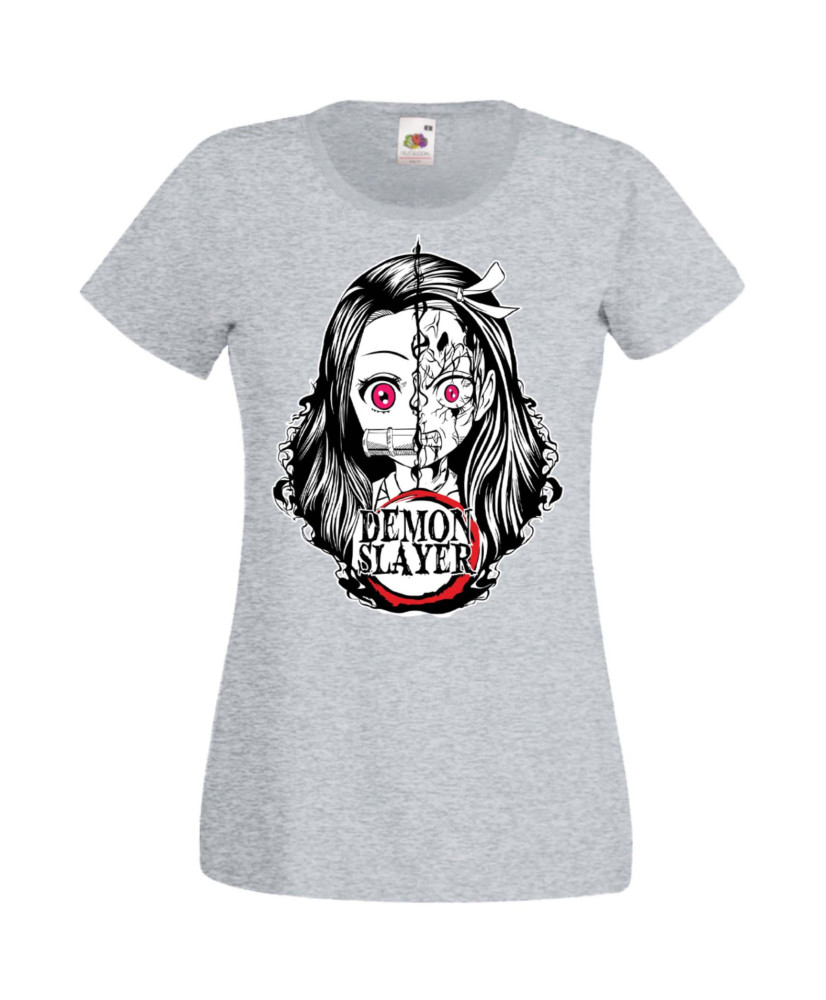 Дамска Тениска Manga Anime Demon Slayer Nezuko Kamado 03 Дамска Тениска Manga Anime Demon Slayer Nezuko Kamado 03