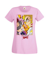Дамска Тениска Manga Anime Demon Slayer Rengoku Vs Akaza