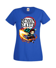 Дамска Тениска Manga Anime Demon Slayer Tanjiro Kamado 01