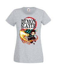 Дамска Тениска Manga Anime Demon Slayer Tanjiro Kamado 01