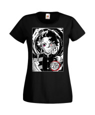 Дамска Тениска Manga Anime Demon Slayer Tanjiro Kamado 02