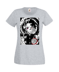Дамска Тениска Manga Anime Demon Slayer Tanjiro Kamado 02