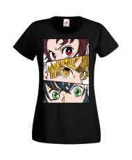 Дамска Тениска Manga Anime Demon Slayer Trio