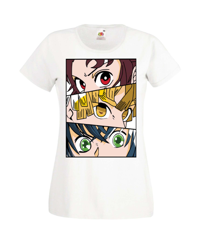 Дамска Тениска Manga Anime Demon Slayer Trio