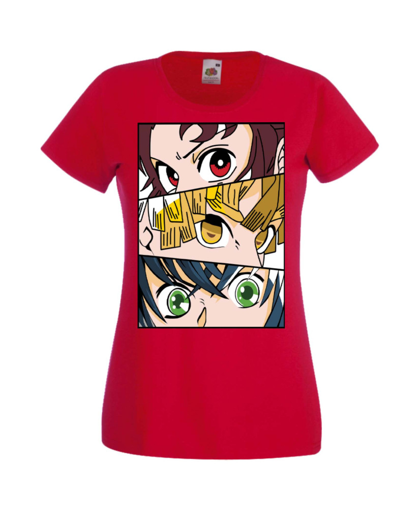 Дамска Тениска Manga Anime Demon Slayer Trio