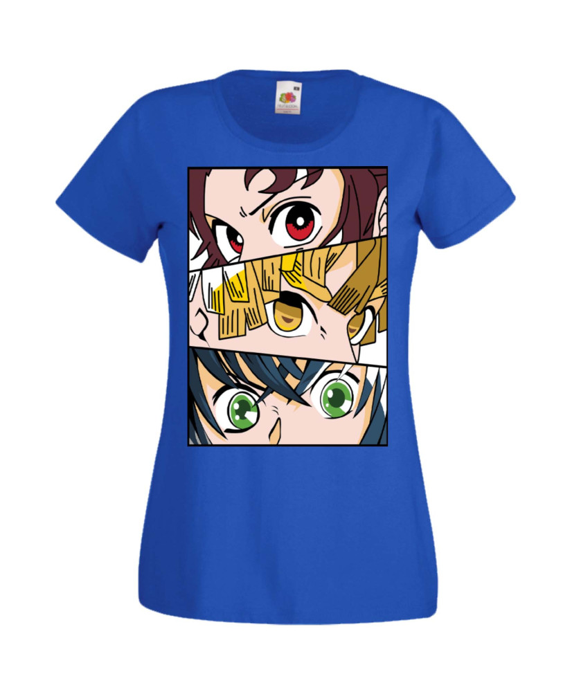 Дамска Тениска Manga Anime Demon Slayer Trio