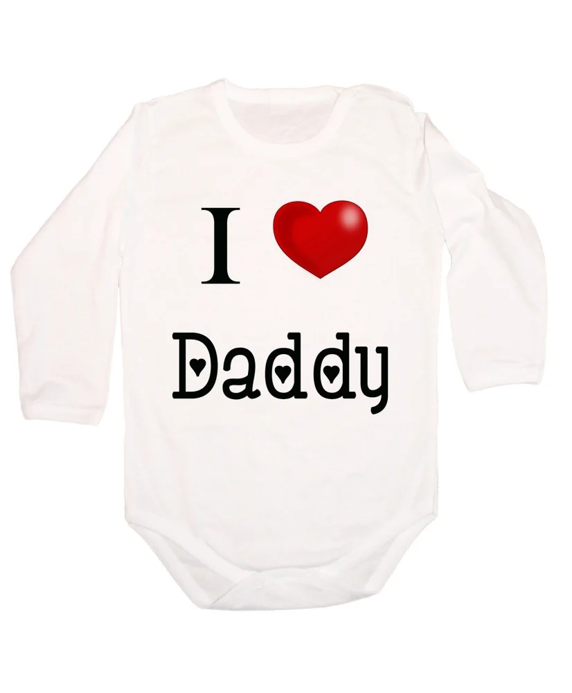 Бебешко боди I Love Daddy 2
