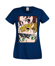Дамска Тениска Manga Anime Demon Slayer Trio