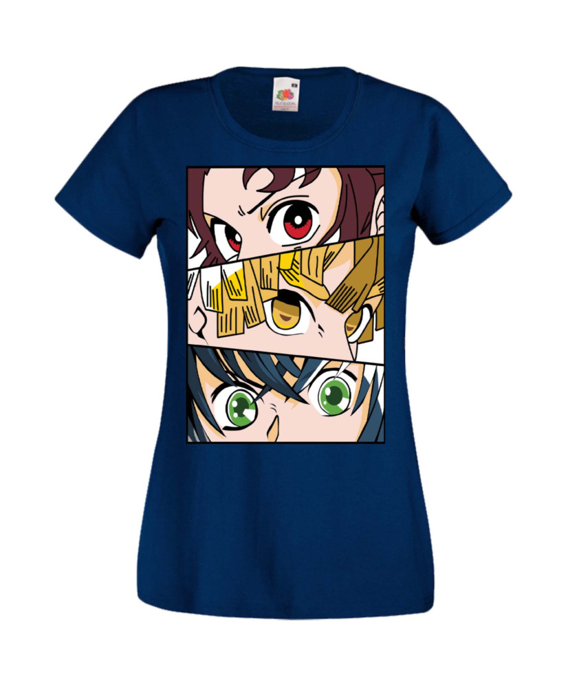 Дамска Тениска Manga Anime Demon Slayer Trio