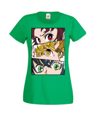 Дамска Тениска Manga Anime Demon Slayer Trio