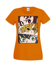 Дамска Тениска Manga Anime Demon Slayer Trio