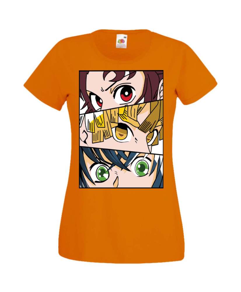 Дамска Тениска Manga Anime Demon Slayer Trio