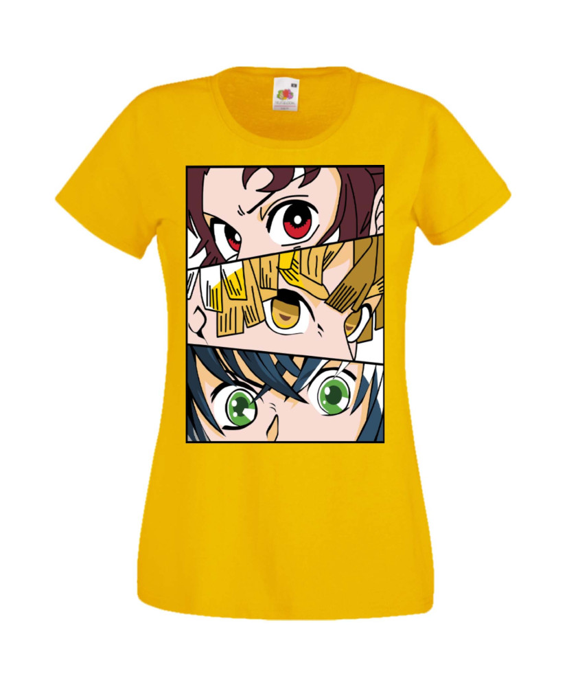 Дамска Тениска Manga Anime Demon Slayer Trio