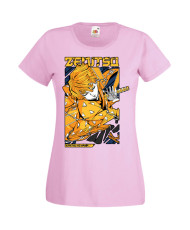 Дамска Тениска Manga Anime Demon Slayer Zenitsu Agatsuma