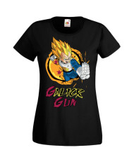 Дамска Тениска Manga Anime Dragon Ball Z Vegeta Galick Gun