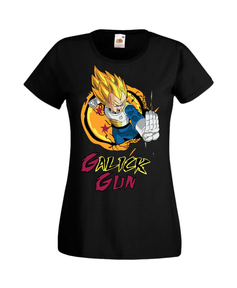 Дамска Тениска Manga Anime Dragon Ball Z Vegeta Galick Gun
