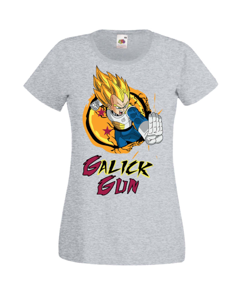 Дамска Тениска Manga Anime Dragon Ball Z Vegeta Galick Gun