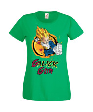 Дамска Тениска Manga Anime Dragon Ball Z Vegeta Galick Gun