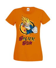 Дамска Тениска Manga Anime Dragon Ball Z Vegeta Galick Gun