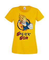 Дамска Тениска Manga Anime Dragon Ball Z Vegeta Galick Gun