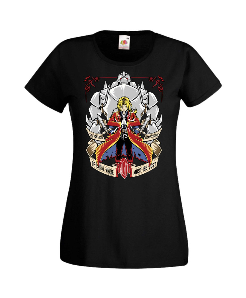 Дамска Тениска Manga Anime Fullmetal Alchemist Edward Elric