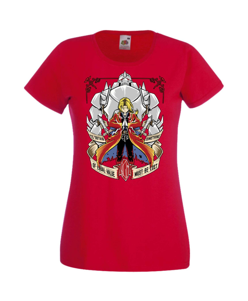 Дамска Тениска Manga Anime Fullmetal Alchemist Edward Elric