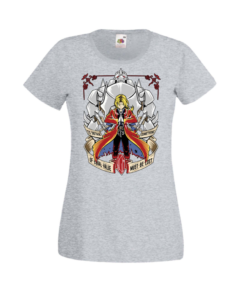 Дамска Тениска Manga Anime Fullmetal Alchemist Edward Elric