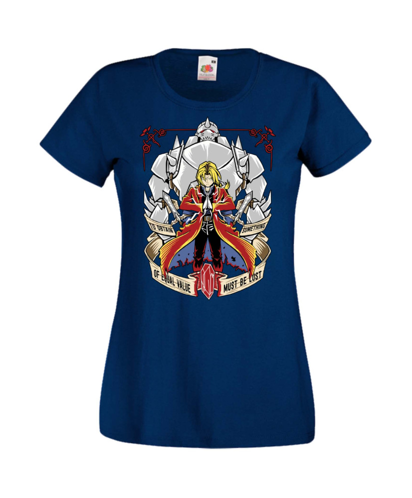Дамска Тениска Manga Anime Fullmetal Alchemist Edward Elric
