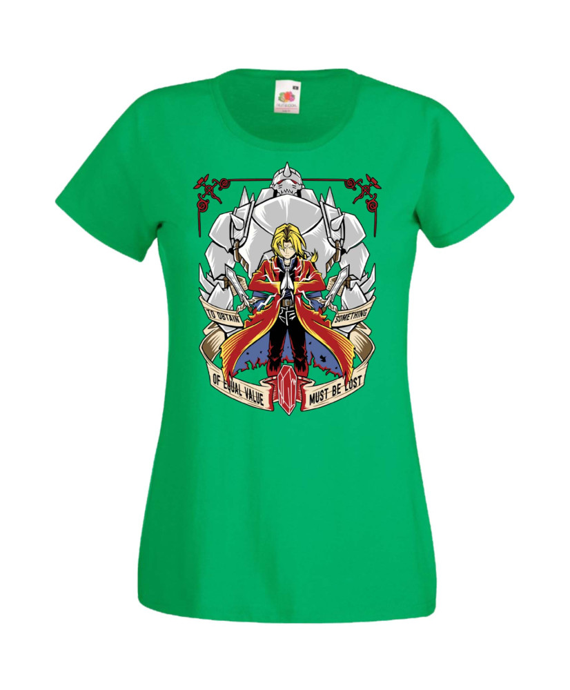 Дамска Тениска Manga Anime Fullmetal Alchemist Edward Elric