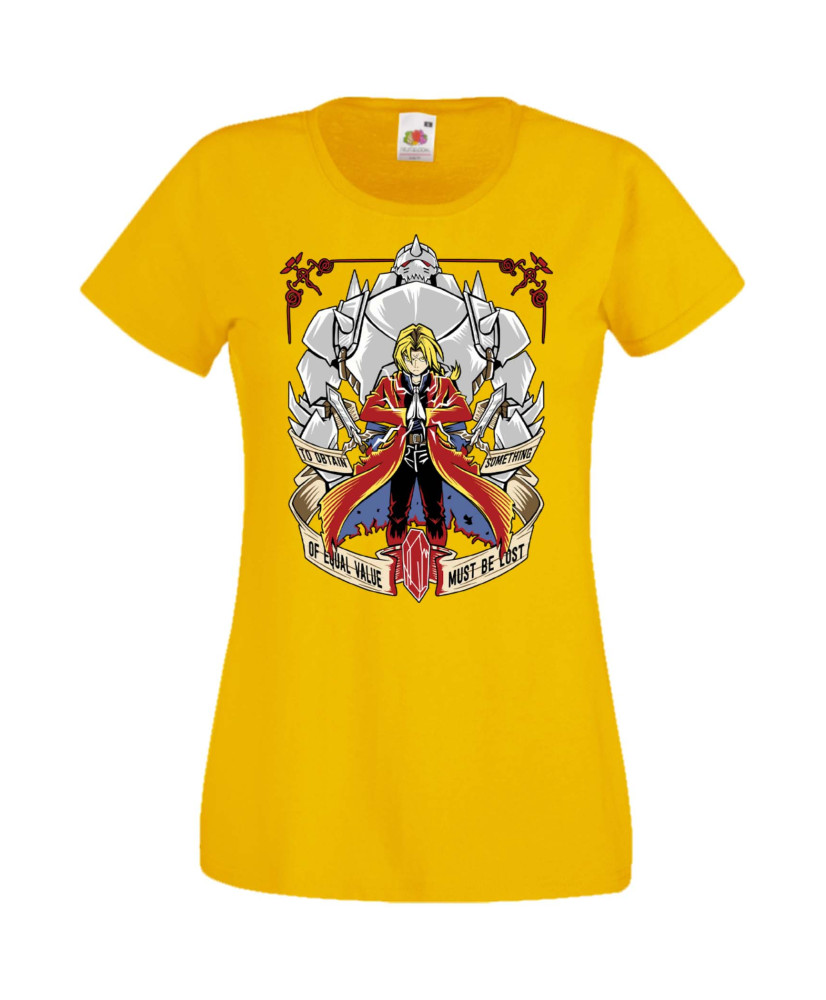 Дамска Тениска Manga Anime Fullmetal Alchemist Edward Elric