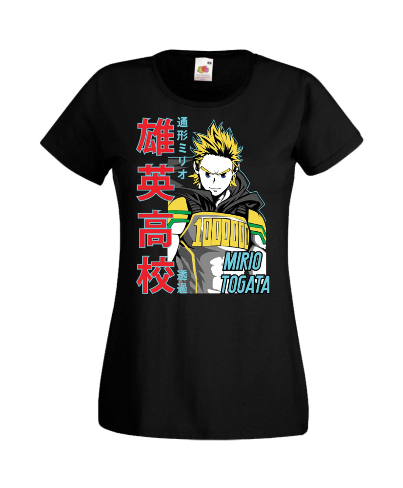 Дамска Тениска Manga Anime My Hero Academia Mirio Togata 02 Дамска Тениска Manga Anime My Hero Academia Mirio Togata 02