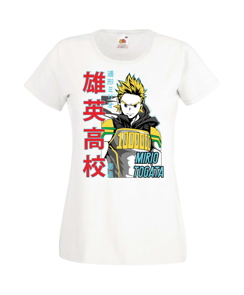 Дамска Тениска Manga Anime My Hero Academia Mirio Togata 02 Дамска Тениска Manga Anime My Hero Academia Mirio Togata 02