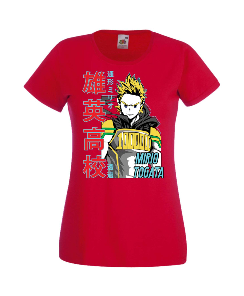 Дамска Тениска Manga Anime My Hero Academia Mirio Togata 02 Дамска Тениска Manga Anime My Hero Academia Mirio Togata 02