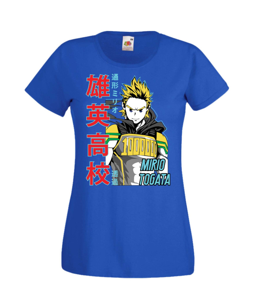 Дамска Тениска Manga Anime My Hero Academia Mirio Togata 02 Дамска Тениска Manga Anime My Hero Academia Mirio Togata 02