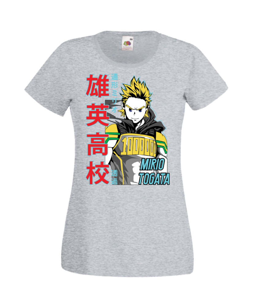 Дамска Тениска Manga Anime My Hero Academia Mirio Togata 02 Дамска Тениска Manga Anime My Hero Academia Mirio Togata 02