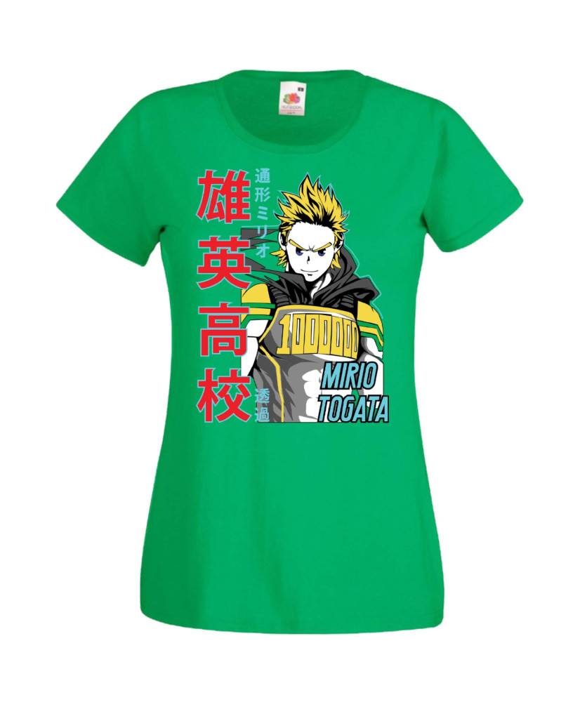 Дамска Тениска Manga Anime My Hero Academia Mirio Togata 02 Дамска Тениска Manga Anime My Hero Academia Mirio Togata 02