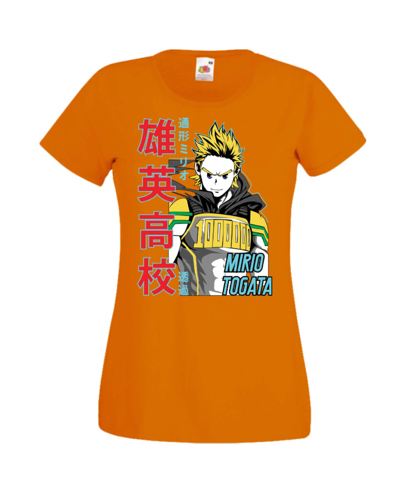 Дамска Тениска Manga Anime My Hero Academia Mirio Togata 02 Дамска Тениска Manga Anime My Hero Academia Mirio Togata 02